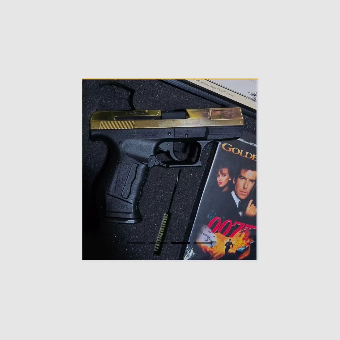 Walther P99 Gold Sonderedition James Bond PTB 637