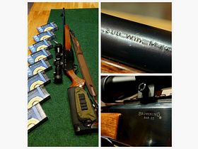 Browning Bar II, .300 WinMag,Büchse,Selbstlader,DDOptics,Munition,Gewehrriemen Niggeloh 