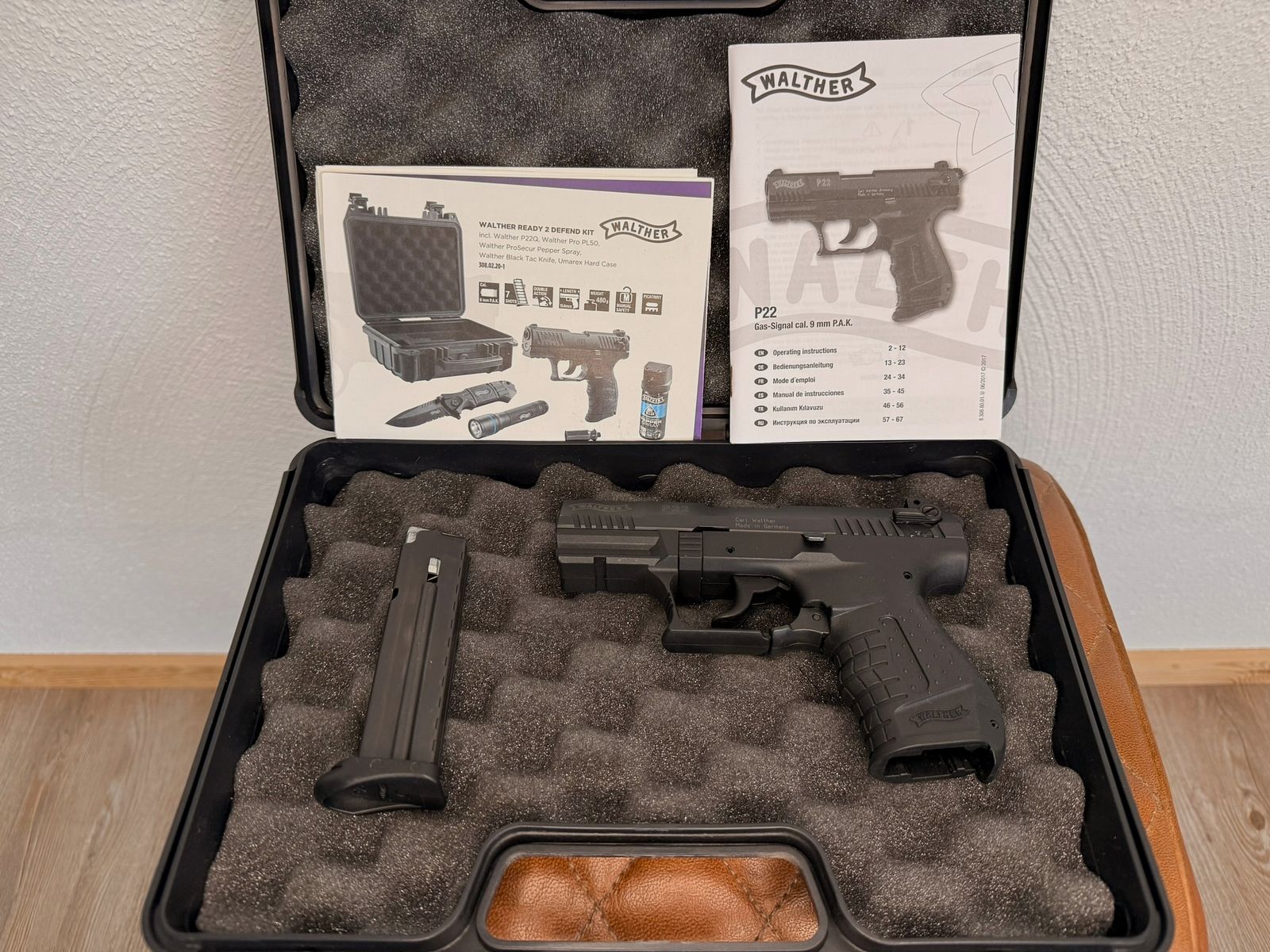 Walther P22 Schreckschuss Pistole Kal. 9mm P.A.K. brüniert