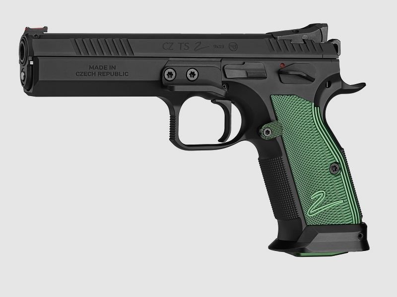 CZ TS 2 Racing Green 9X19 (sur commande), image 2 sur 3