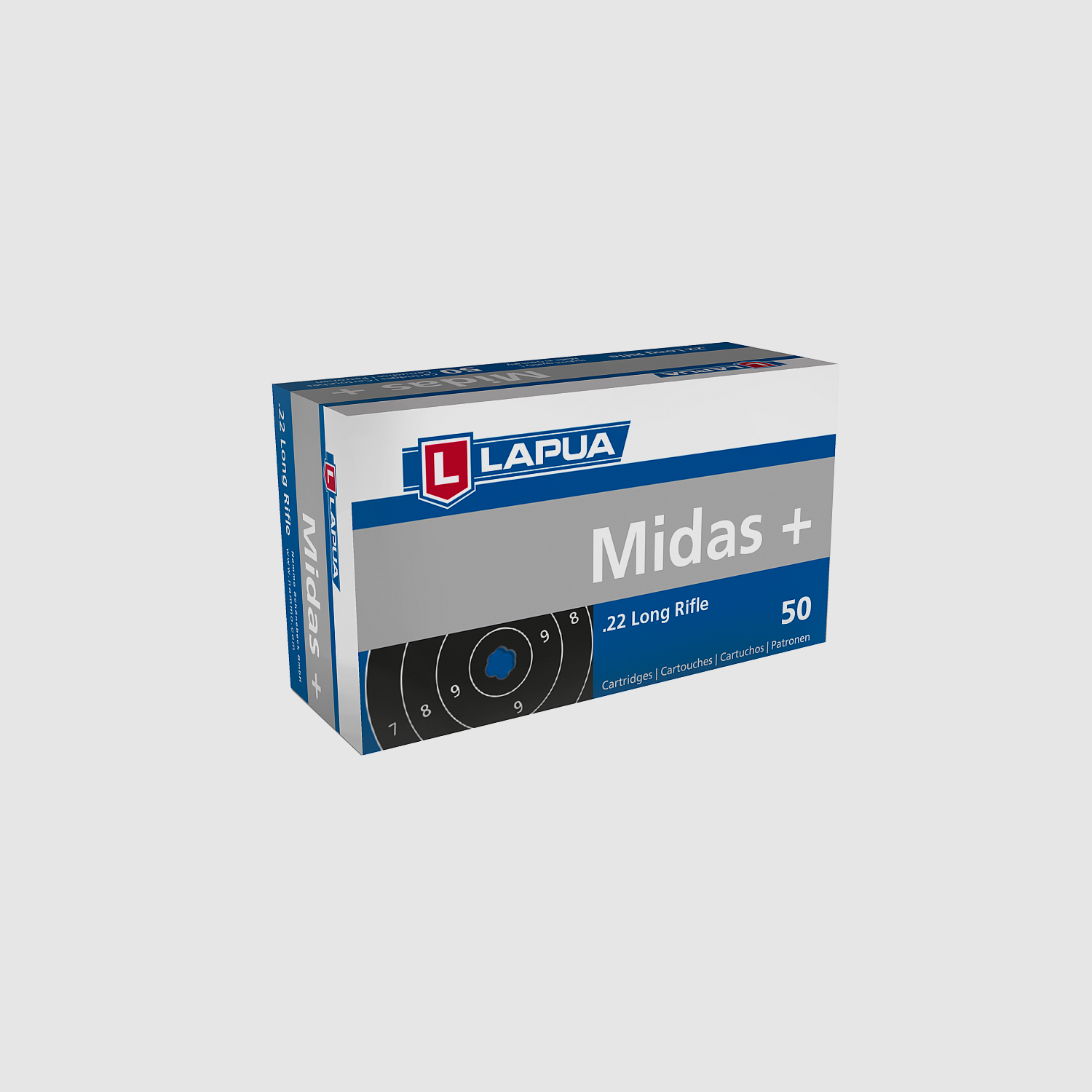 Lapua Kal.22 LR 2,6g Lead Round Nose Midas+ 50Stk.