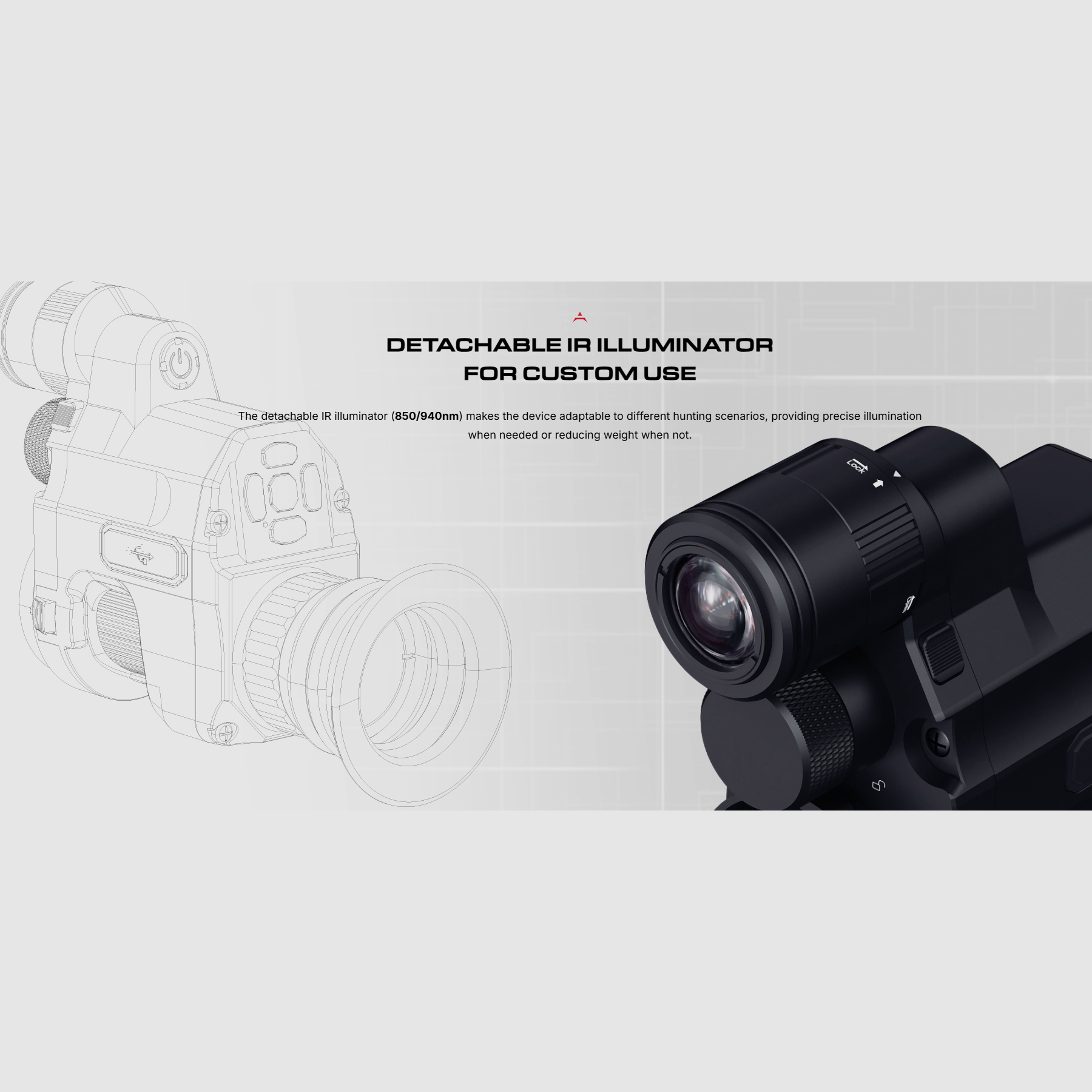 PARD NV007V2 PRO Lunette de vision nocturne appareil de vision nocturne portatif/à clipser, image 7 sur 16