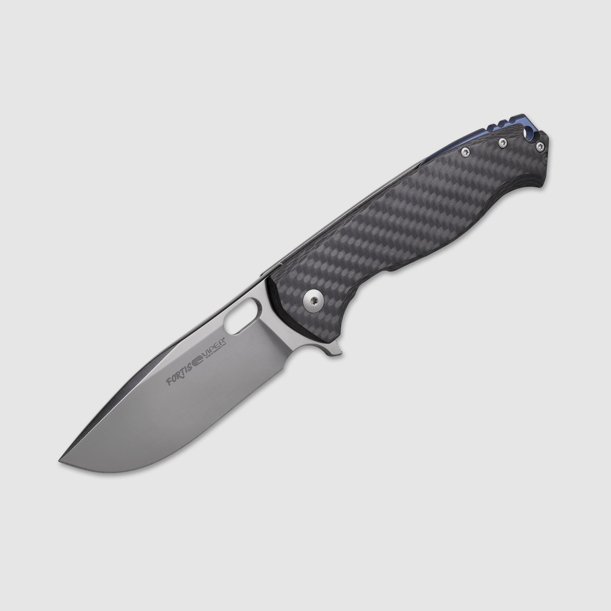 Pocket Knife VIPER FORTIS SATIN CARBON FIBER