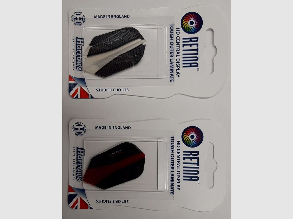Harrows-Darts-Technology Retina SLIM sort. Dart & Zubehör