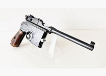 Mauser Mod. C96 mit Anschlagsschaft ngl, originalem Holster 7,63mmMauser