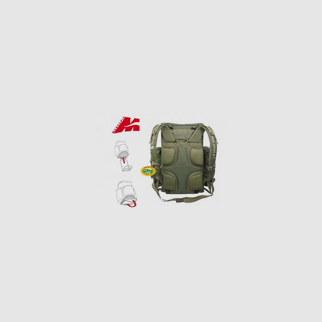 MARSUPIO Rucksack für Pilze Wald 50, Bild 2 von 2