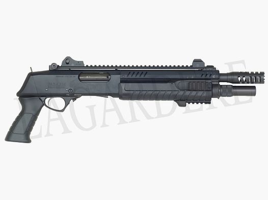 FABARM STF 12 COMPACT 11" SCHWARZE PISTOLE (VORDERSCHAFTREPETIERFLINTE)