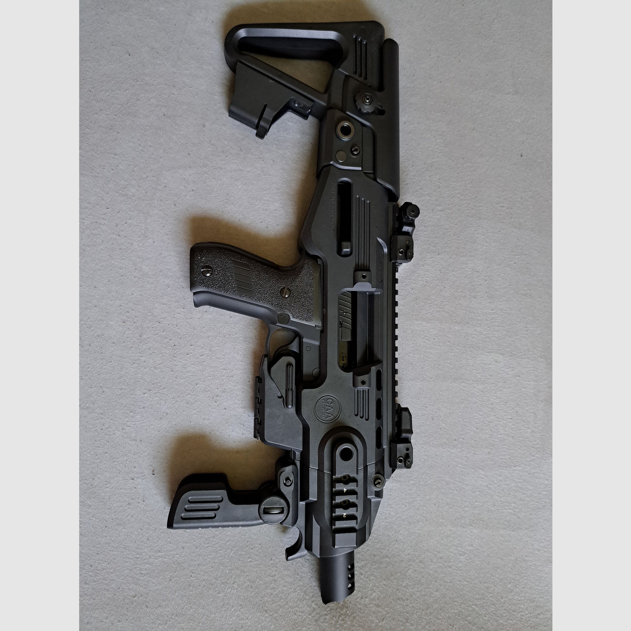WE P226 GBB mit Carabine Kit