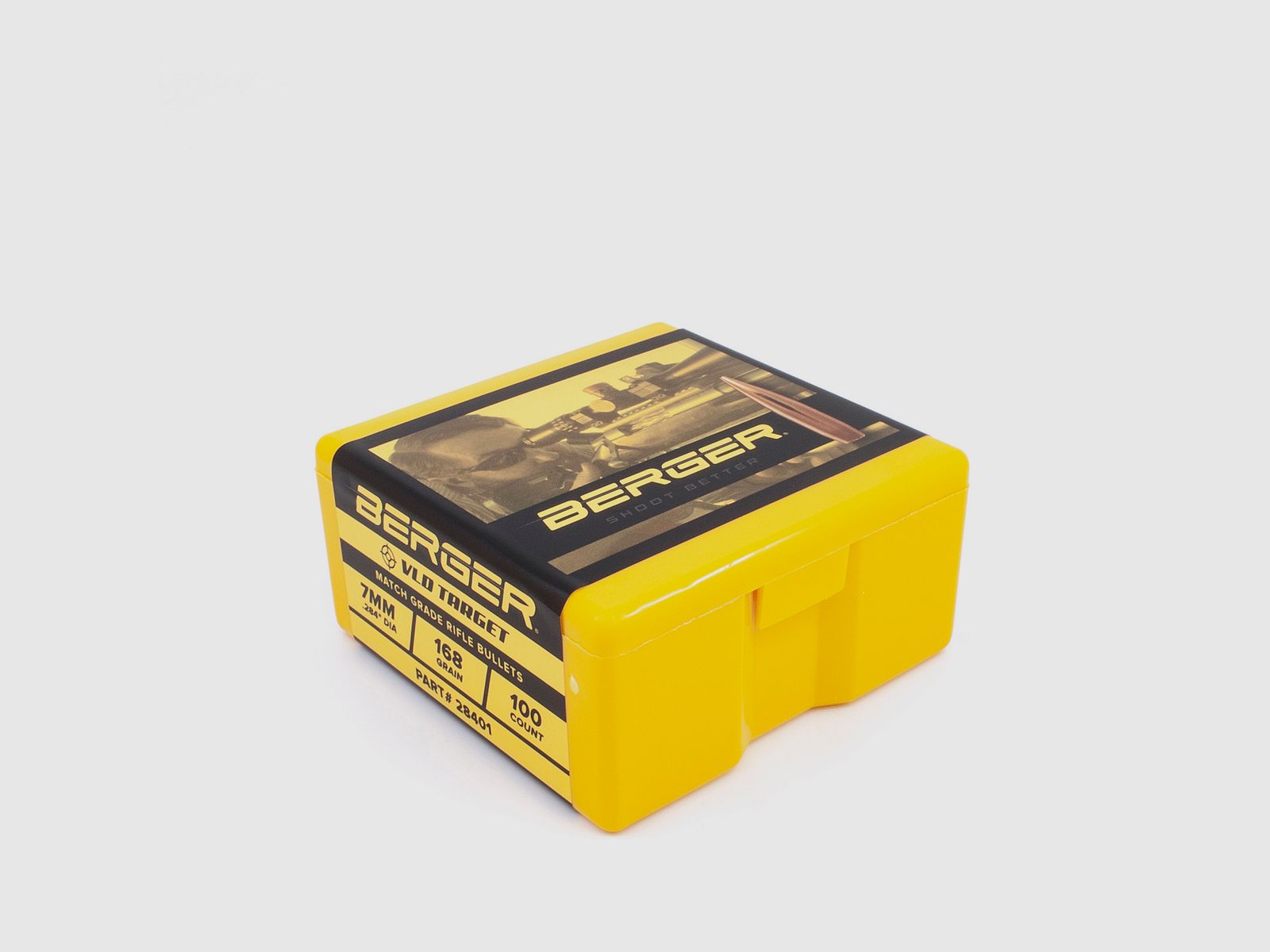 Berger Geschoss 7mm/.284 VLD Target 168GR 100 Stück