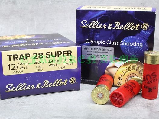Sellier&Bellot	 Super Trap 28 12/70 2,4mm 25Stück Staffelpreise