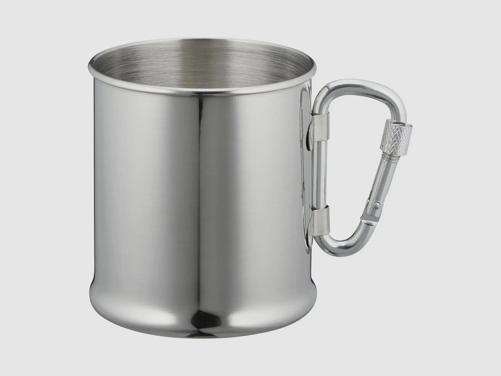 Fox Outdoor Edelstahlbecher mit Karabiner 220 ml