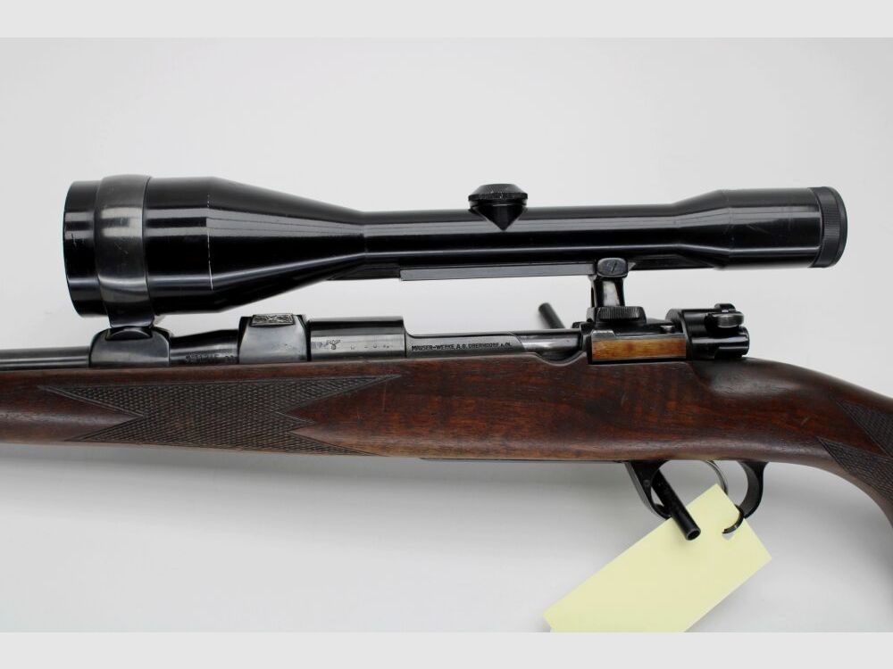 Rep. rifle Mauser 98 hunting conversion with Zeiss Diatal 8x56 and stock shortening 9.3x62