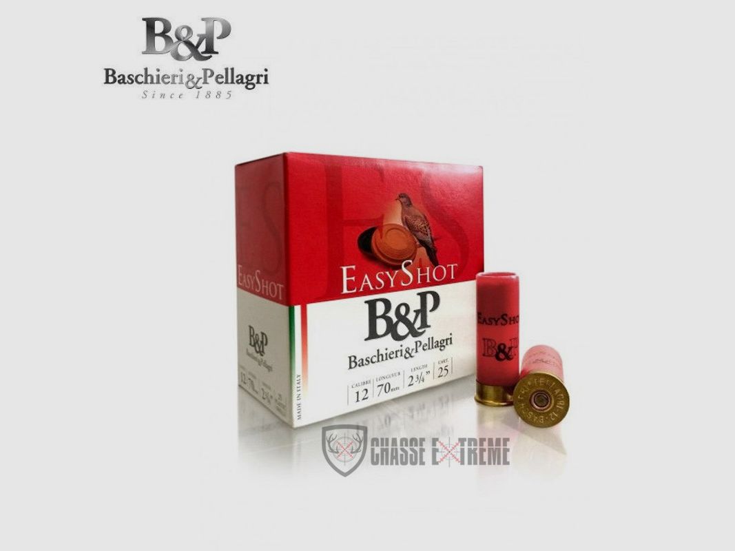 25 Patronen B&P Easy Shot 28G Kal 12/70 Pb 7.5