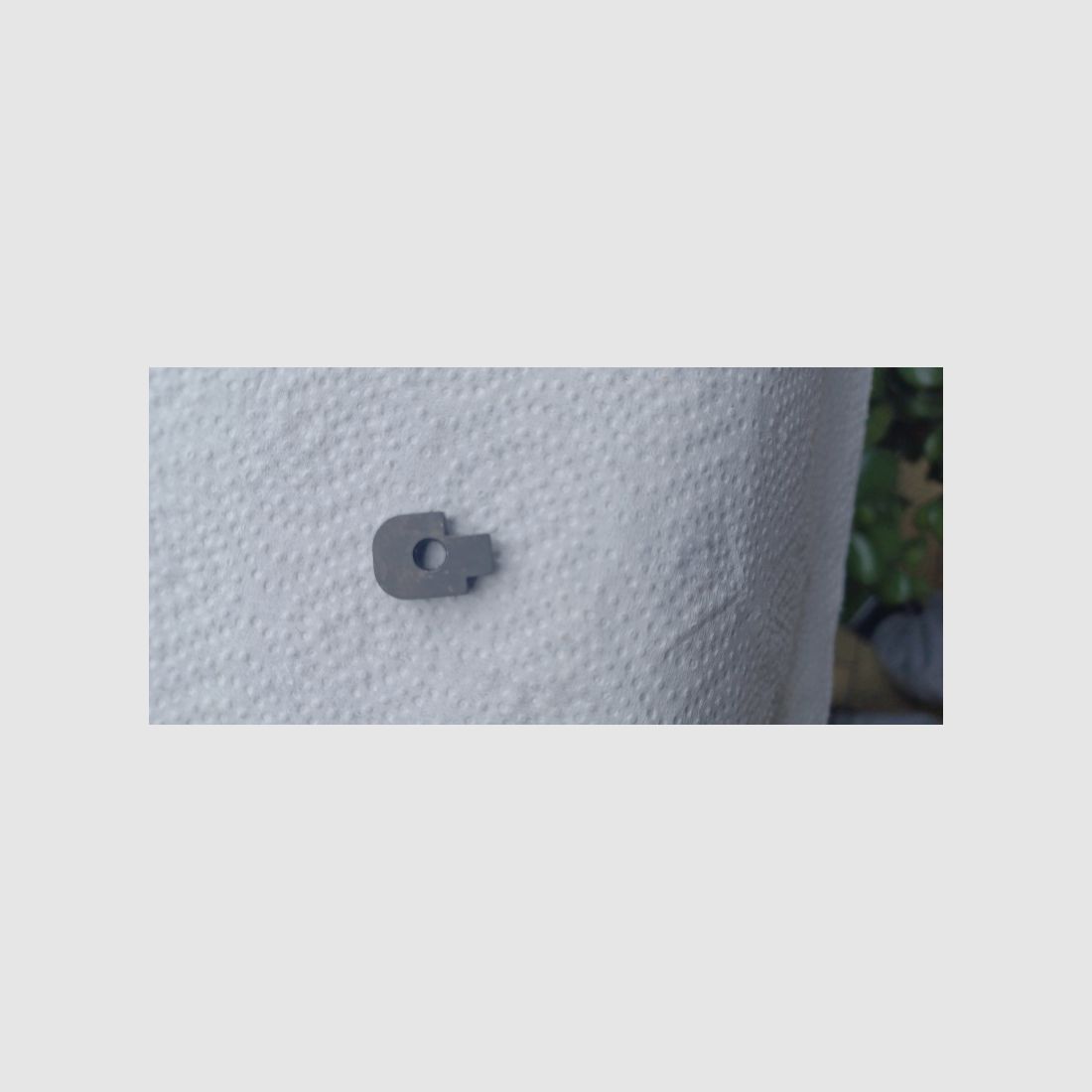Sicherungsplatte für Schlagbolzen (firing pin stop), brüniert