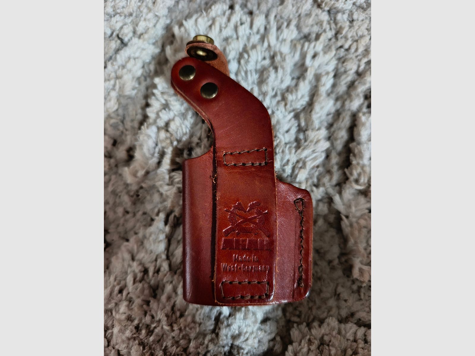 Leather holster as new for pocket pistol