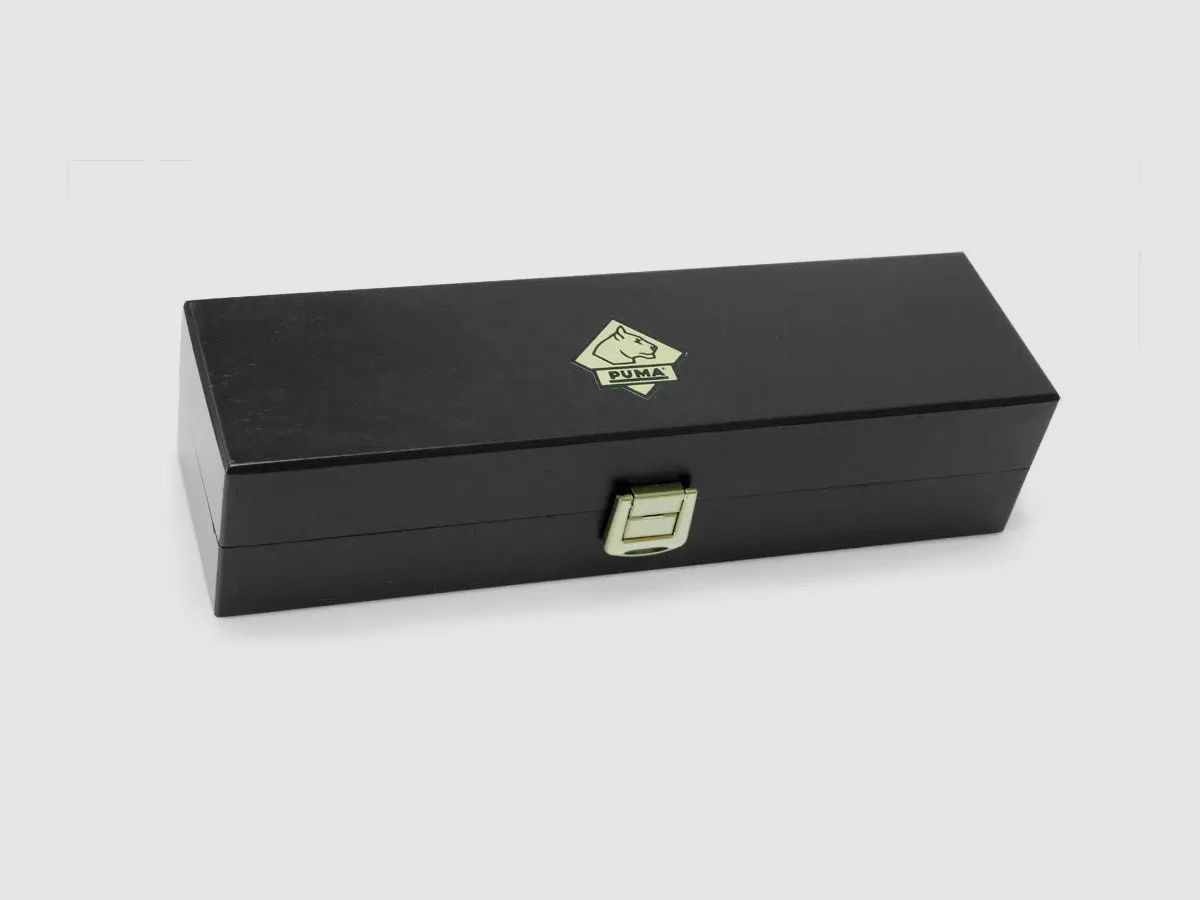 PUMA Jubiläumsmesser 250, mit Gold eingelegten Smaragd, limitiert auf 7 Stück