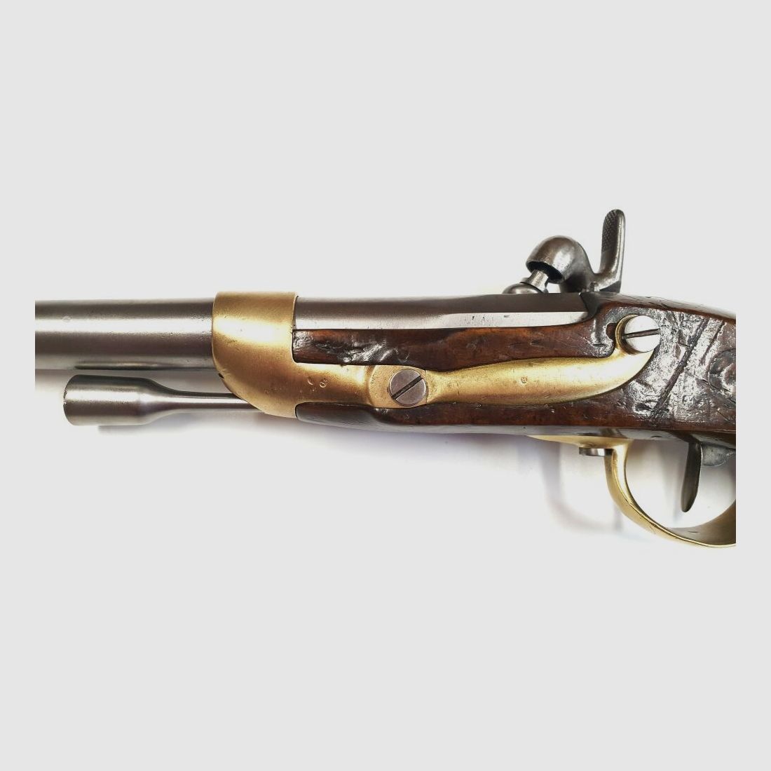 St. Etienne St. Etienne Vorderlader Pistole M 1822 T im Kaliber 17,7mm mit Perkussionsschloss, gebraucht