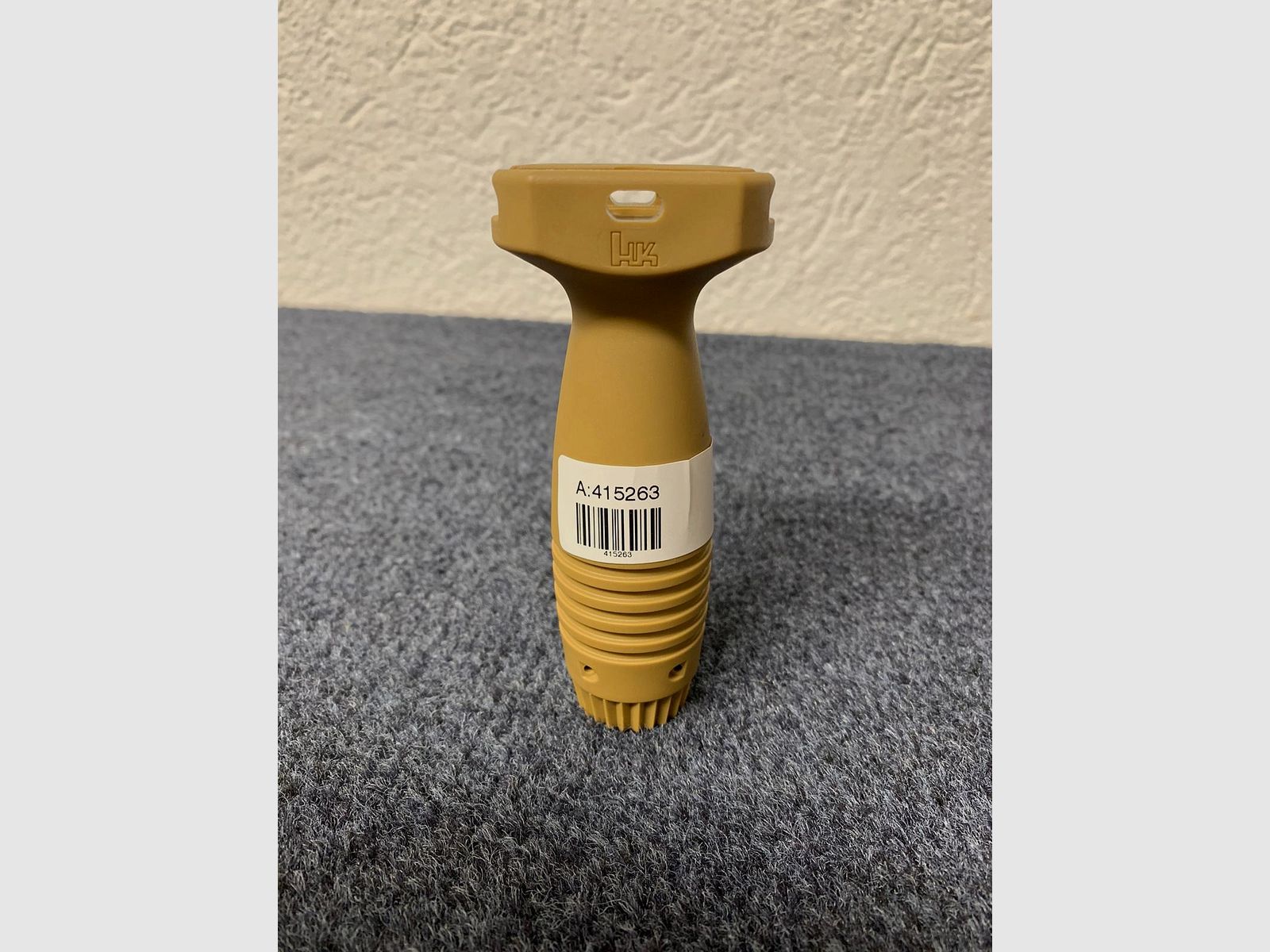 HK storm grip with insert for LM/LLM switch sand color / RAL8000 - NEW - Heckler & Koch Mr223 Mr308 G28 G95k KSK