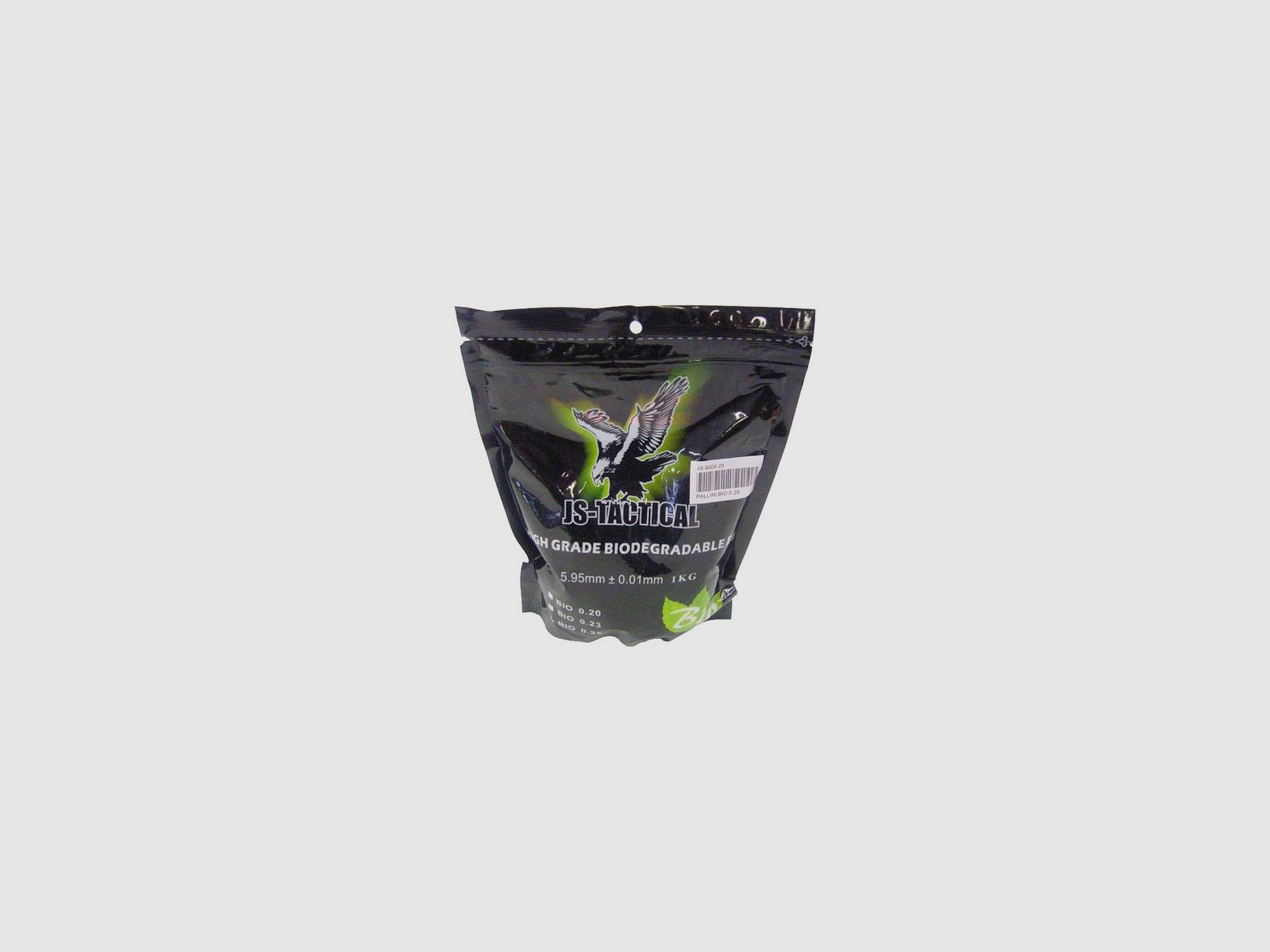 Biologisch abbaubare 6 mm Pallini Js tactical 0,25 g 4000 Stk. weiß