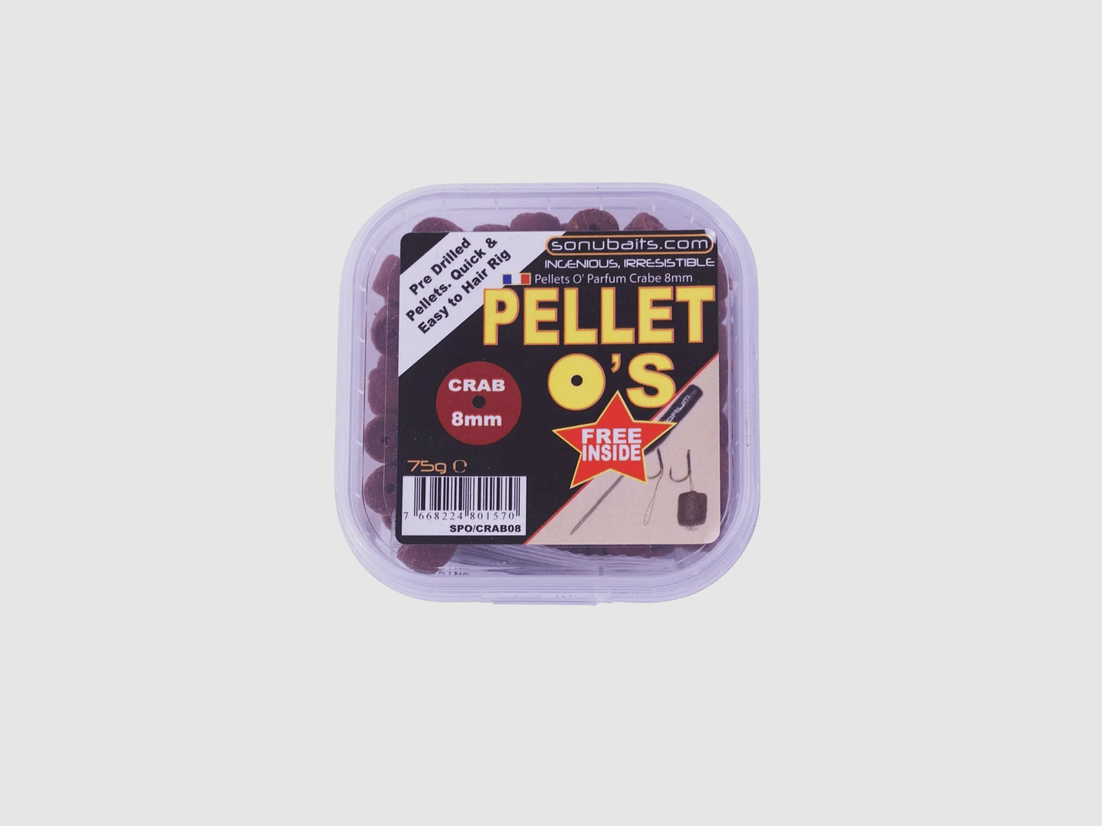 SONUBAITS – PELLET O’S CRAB 8mm 75g