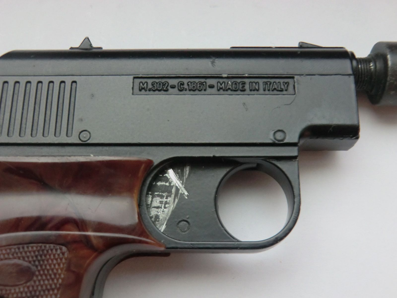 Umarex Mod. 302 ähnlich Röhm RG 3 ( Made in Italy ) 6mm PTB: 313  7 - Schuss Stangenmagazin, + 15mm Pyrobecher