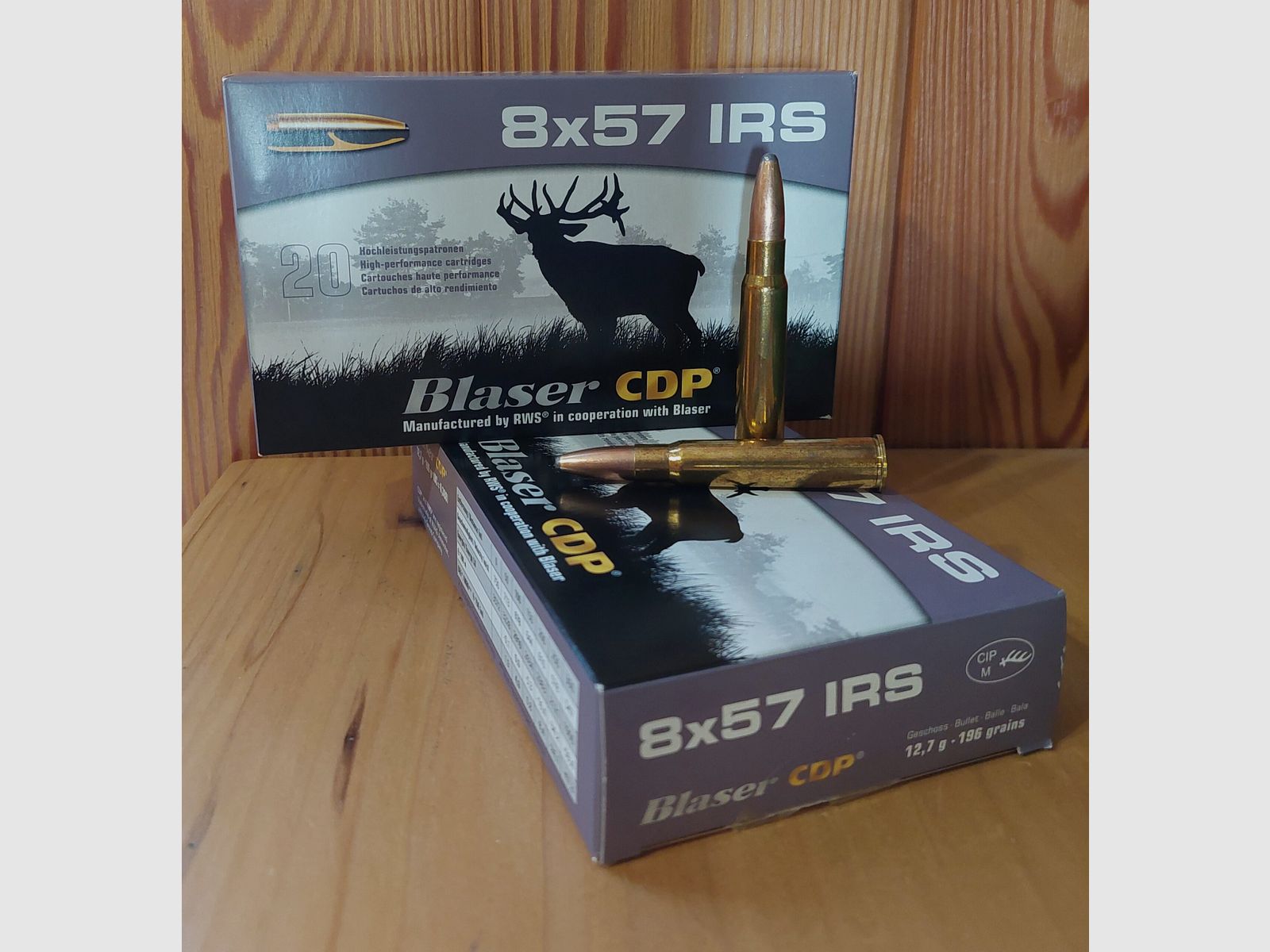 MUNITION BLASER CDP Kal. 8X57 IRS 196 GR