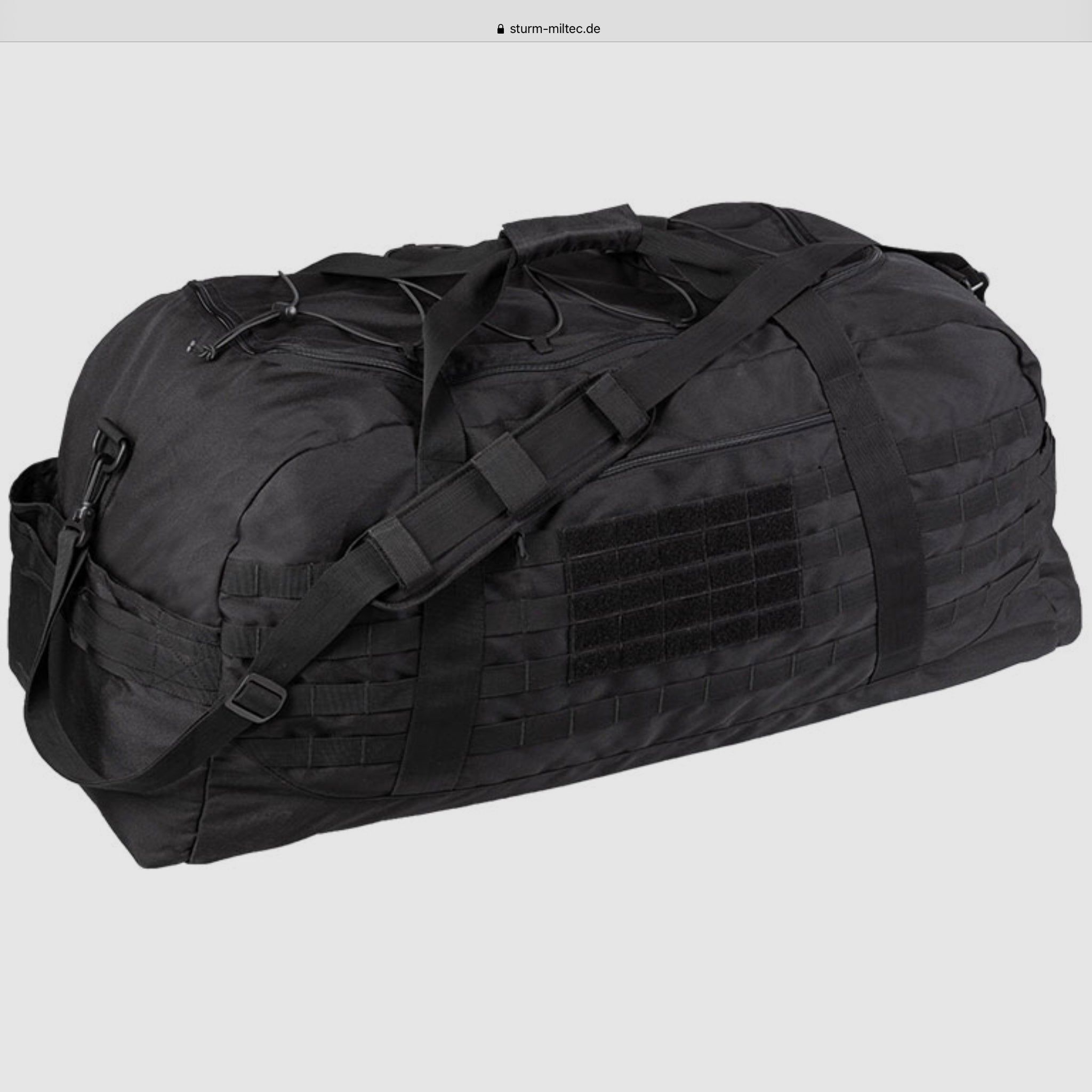 Große PARA COMBAT Tasche SCHWARZ, Bild 2 von 2