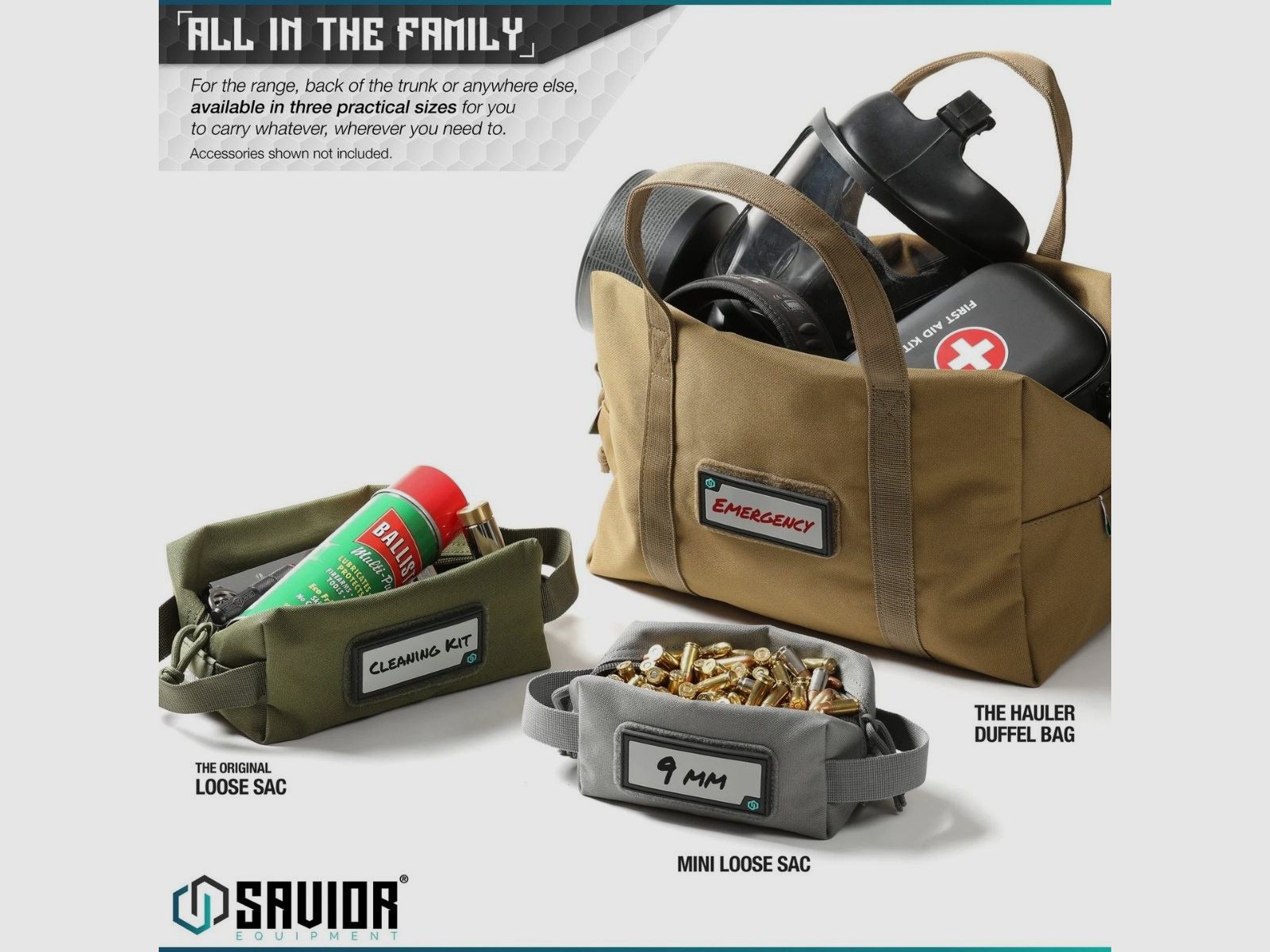 Savior – Small ammunition bag – Loose Sac Mini – Soft Ammo Carrier 4-pack – M81 Woodland – SP-MINIAMST-4P-M81, image 4 of 6