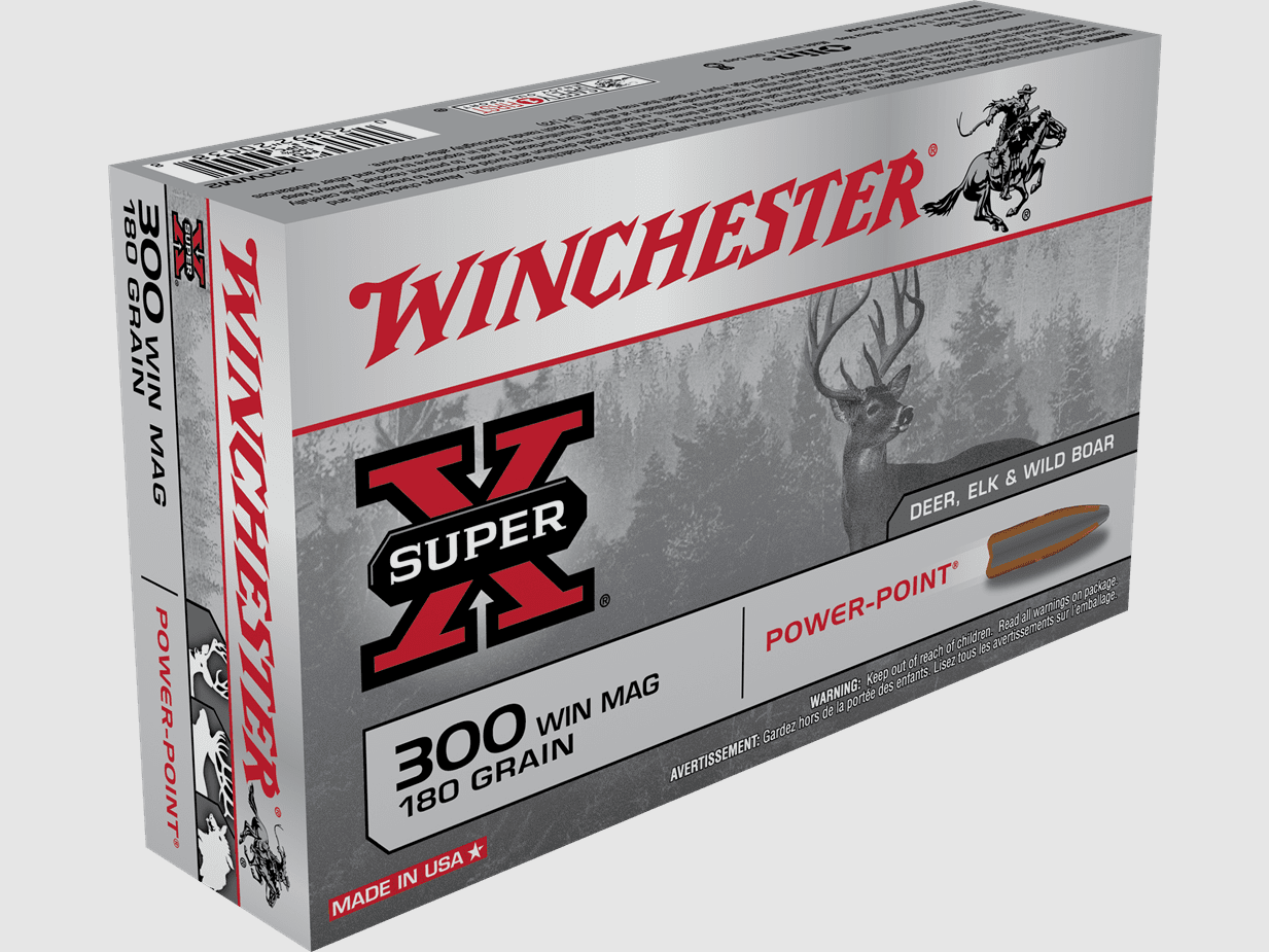 Winchester Power Point .300 Win Mag 180 gr. .20 pièces., image 1 sur 3