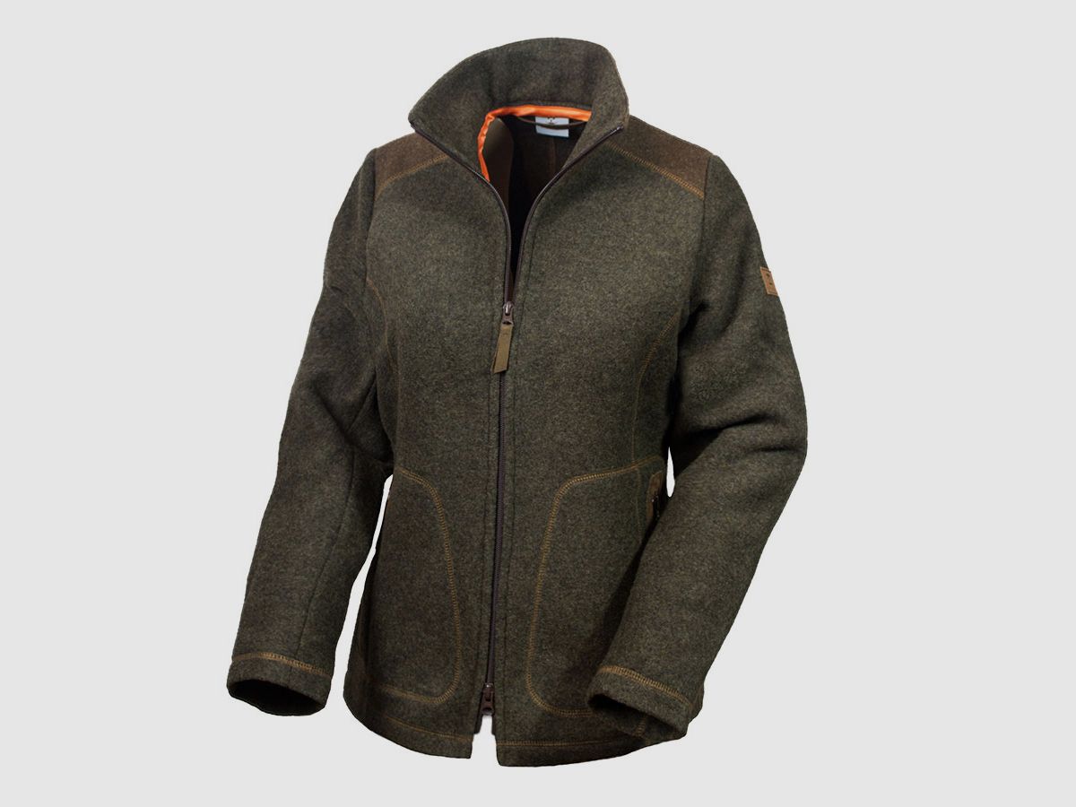 Loden-Fleecejacke "Adele" , Schiefer
