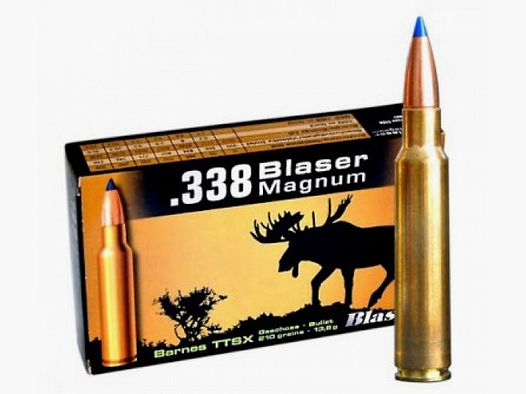 .338 Blaser Magnum Barnes TTSX 210 grs / 13.6 g