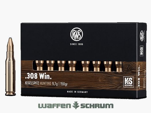 RWS Kegelspitz 9.7g - 150gr .308Win