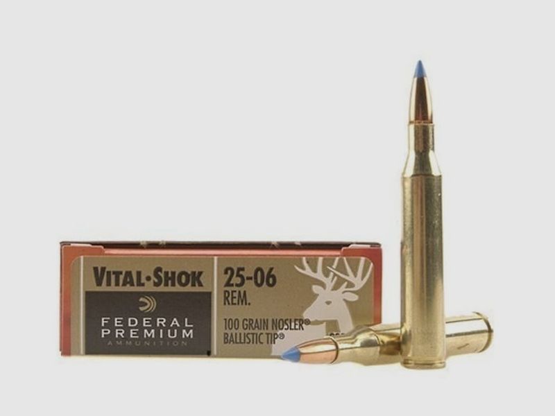 Federal Premium Nosler Ballistic Tip Hunting .25-06 Rem. 100GR 20 cartridges