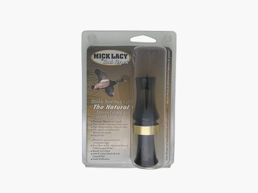 Mick Lacy Double Reed Duck Call - The Natural