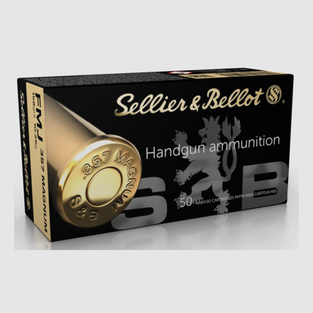 357 Magnum S&B FMJ 158gr VE50