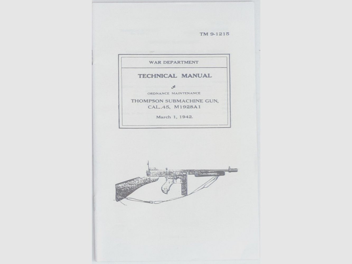 Handbuch Thompson M1928A1