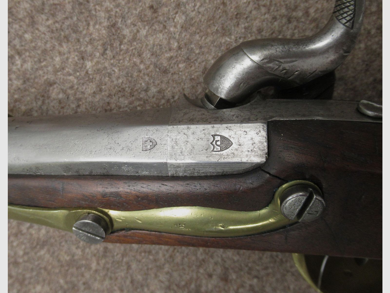 AB-37 percussiepistool mod. 1817/42 kal. 18mm, afbeelding 3 van 4