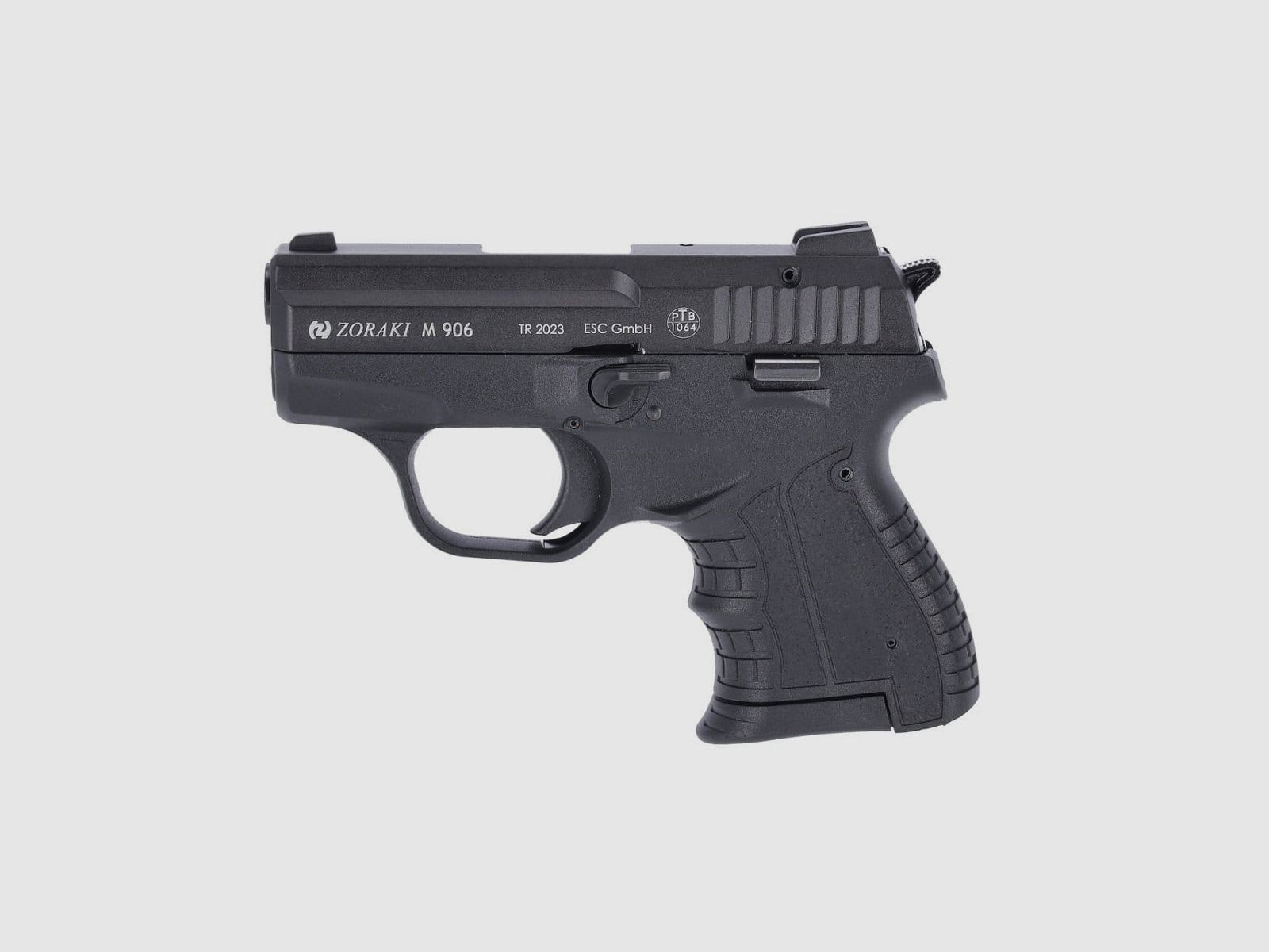 Zoraki 906 blank pistol 9 mm P.A.K. blued