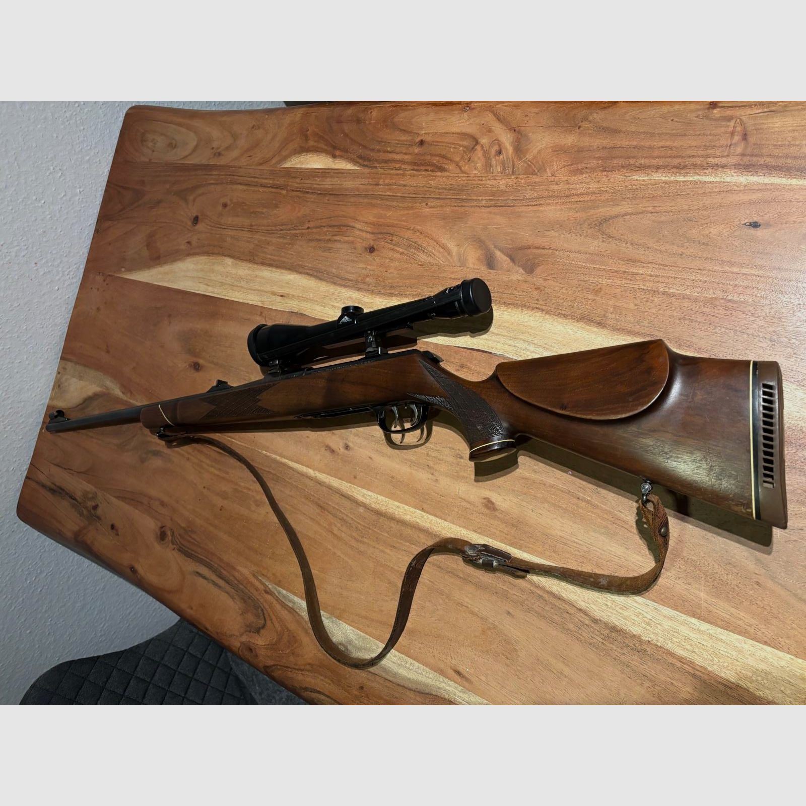 Krico 700 repeating rifle 7x64 repeater + optics + magazine