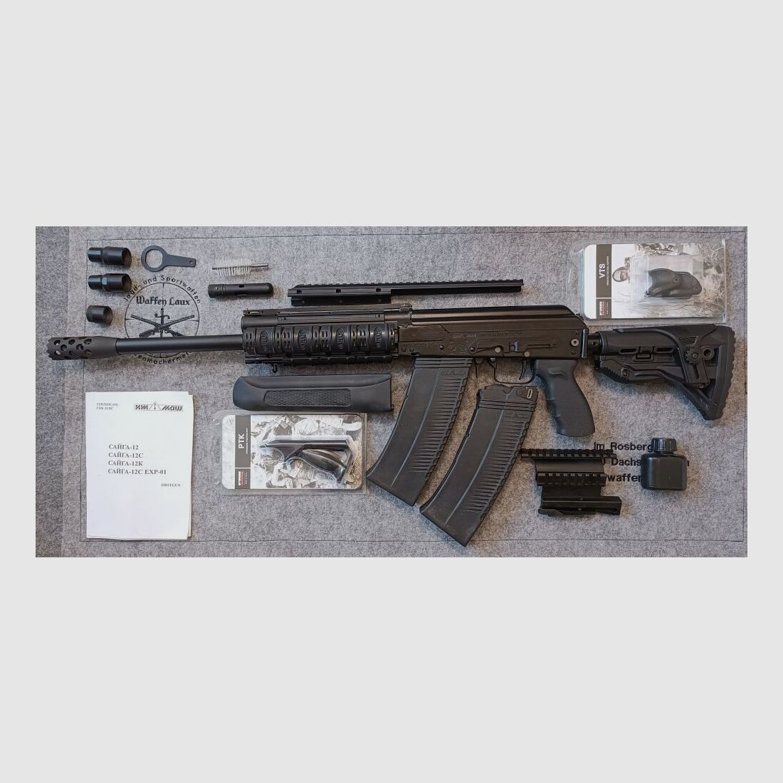 Izhmash Saiga -12 C EXP-01 sportlich + Zubehör einmalige Gelegenheit!