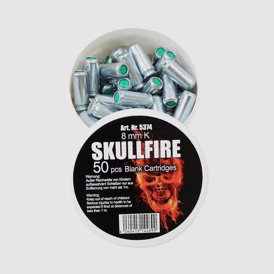 Skullfire 8 mm PAK oefenkogels 50 schoten