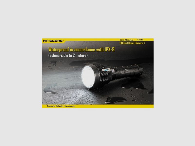 Linterna Nitecore TM36 Tiny Monster 1800 lúmenes, imagen 19 de 22