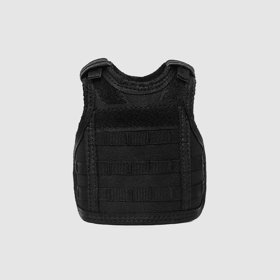 Mini protective vest for beer bottle / wine bottle / thermos bottle - black