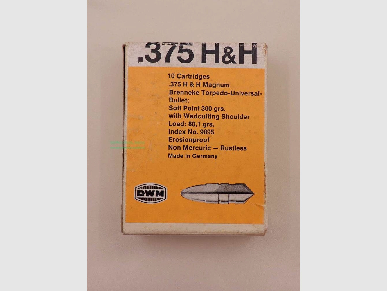 DWM, Berlin Büchsenpatronen .375H&HMag