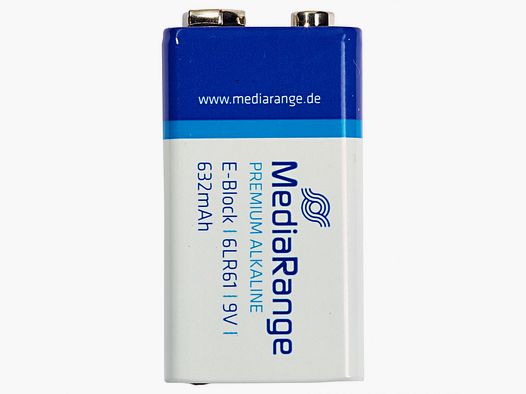 Alkaline Media Range Block 6LR61 (9 Volt Blockbatterie)