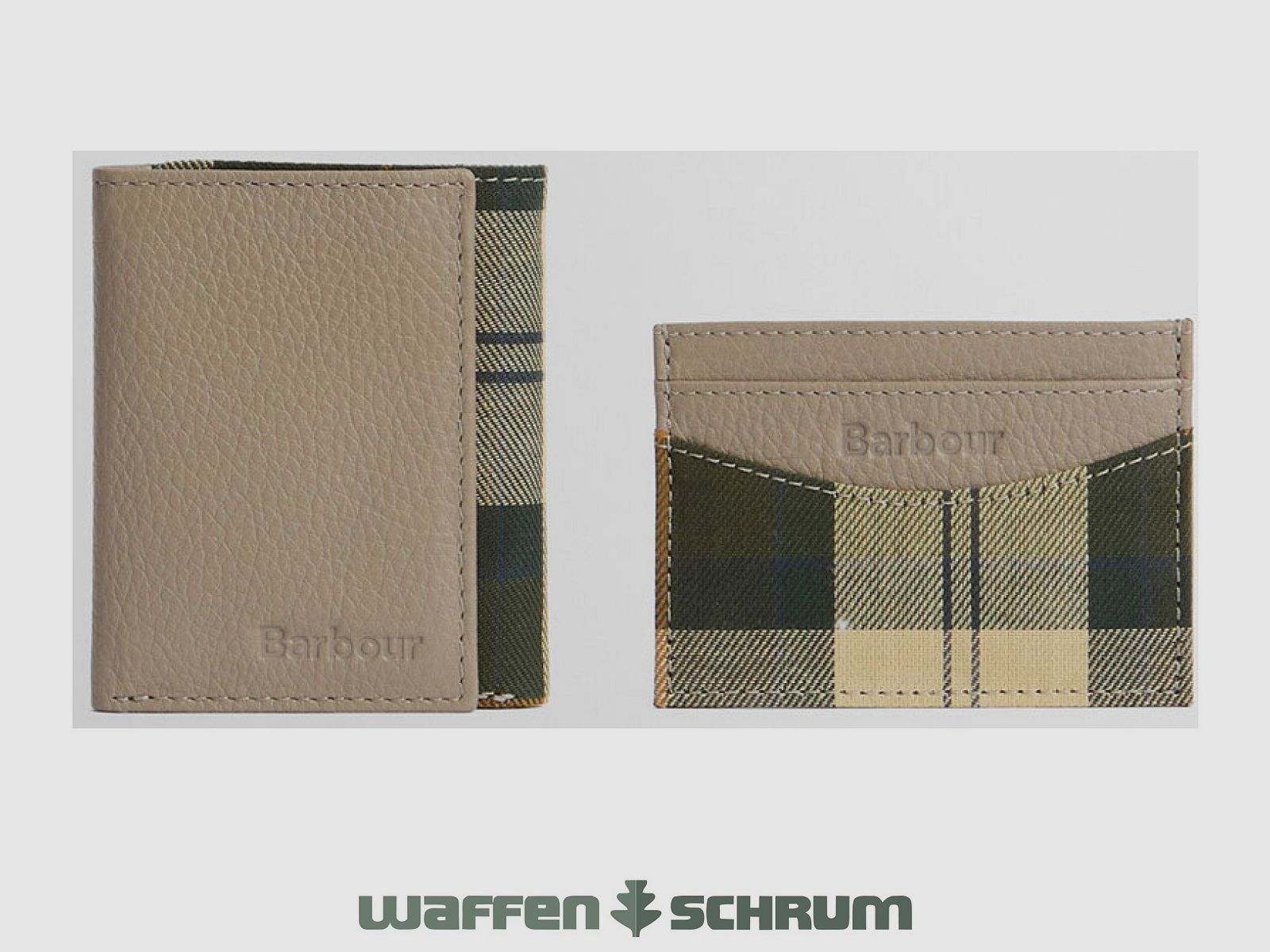 Barbour Portemonnaie Cresswell Concrete/ Ancient