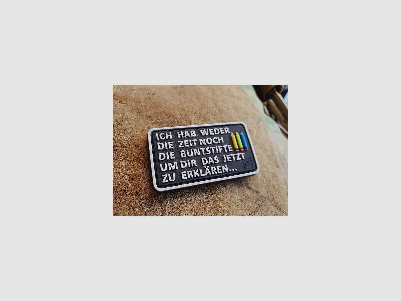 JTG micro patch con matite colorate, immagine 1 di 4