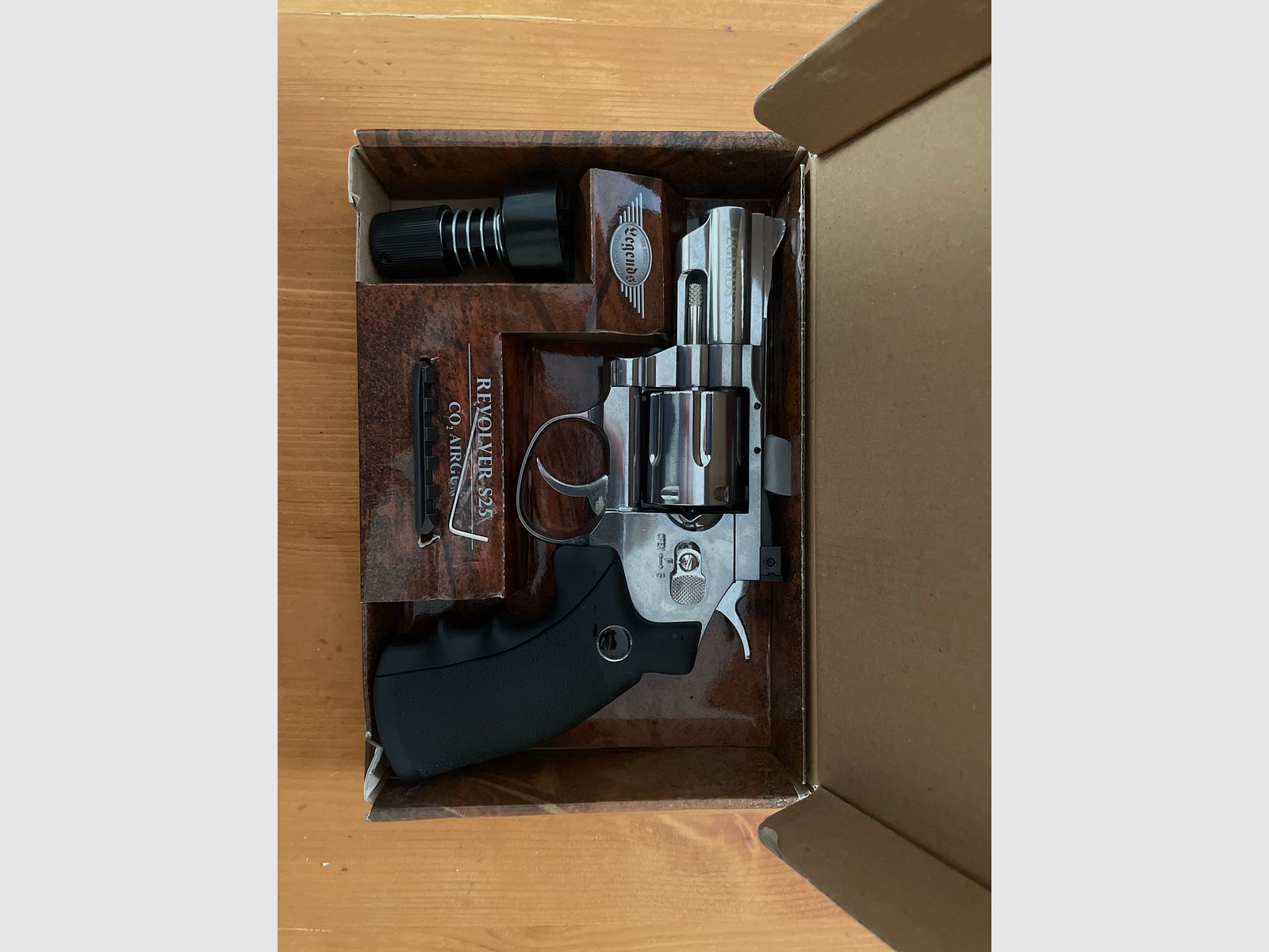 Legends S25 CO2 Revolver cal. 4.5 Diabolo/round balls