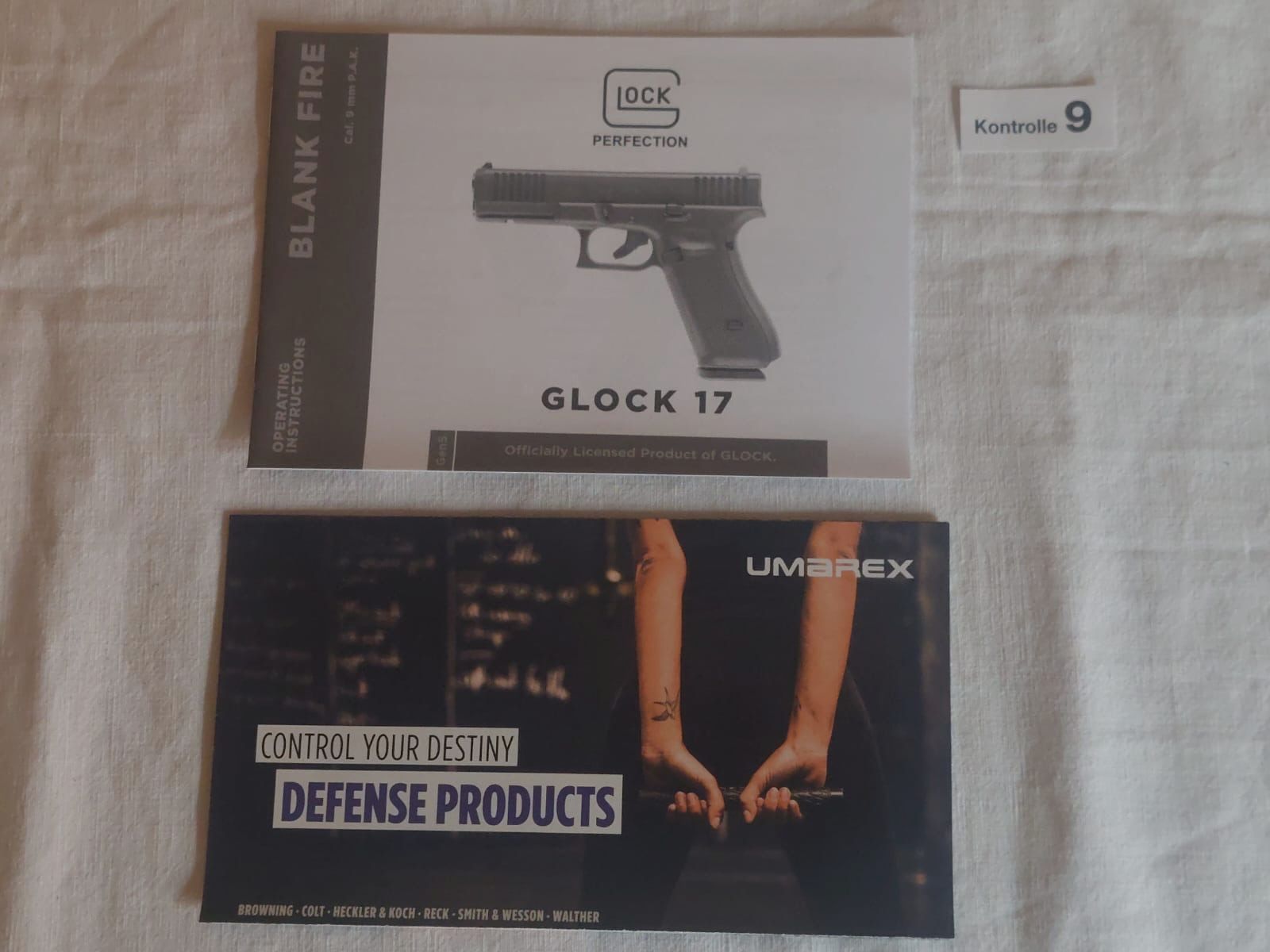 Glock 17 Gen 5 9mm P.A.K + Zubehör 