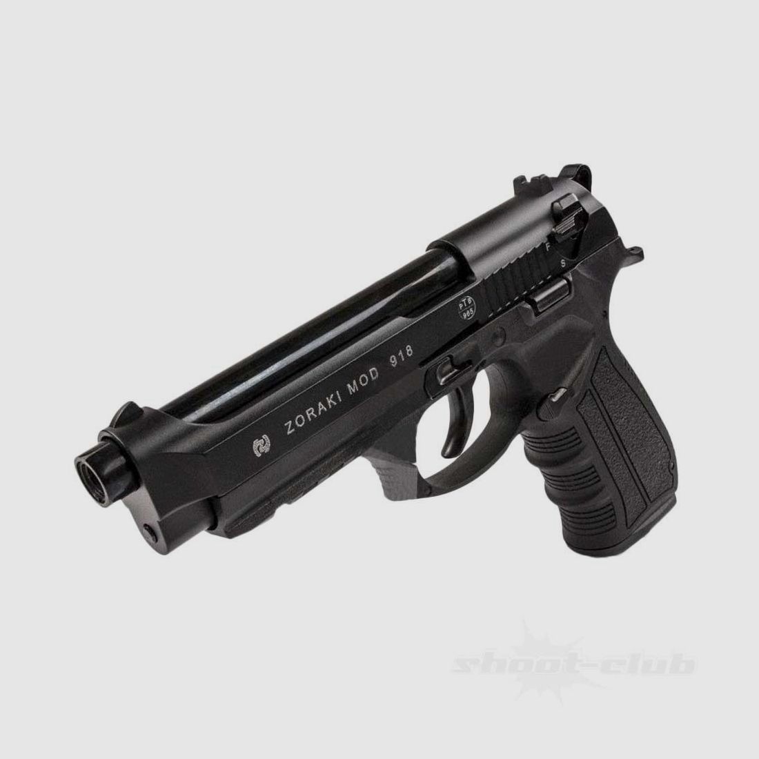 Zoraki 918-P Schreckschusspistole Brüniert 9mmPAK +Platzpatronen